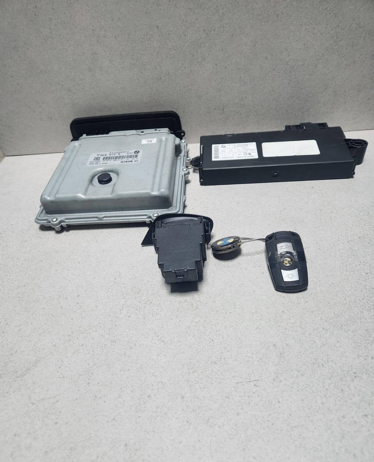 2010 BMW Engine Control Unit 8510838 X5 E70 3.0D Diesel ECU SET 2010-2013