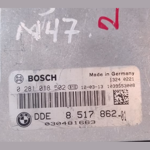BMW 5 F10 F20 F25 F30 N47N ENGINE CONTROL UNIT ECU DDE Module - 8517862