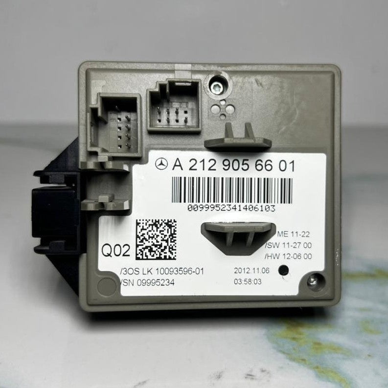 08-14 Mercedes W212 E-Class Ignition Switch Module Unit W/key A212 9056601 OEM