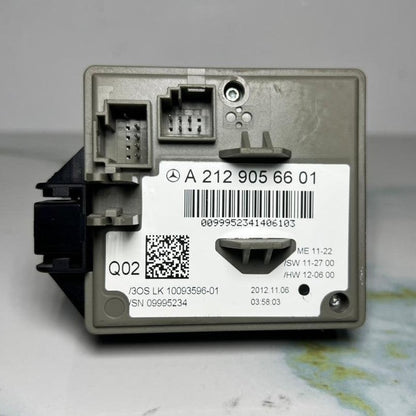 08-14 Mercedes W212 E-Class Ignition Switch Module Unit W/key A212 9056601 OEM