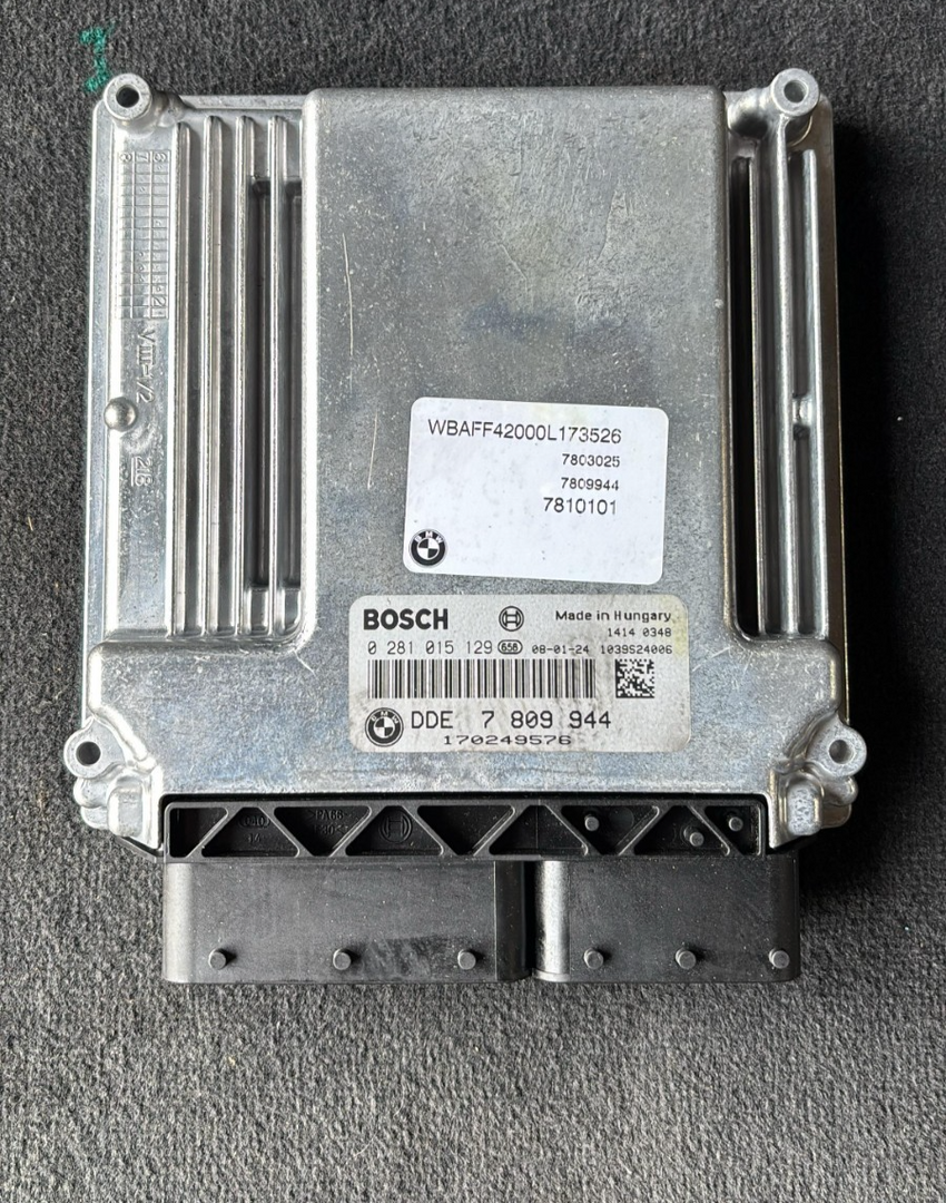 BMW X5 E70 E60 3.0L M57 MOTORSTEUERGERÄT MODUL DDE ECU SET - 7809944