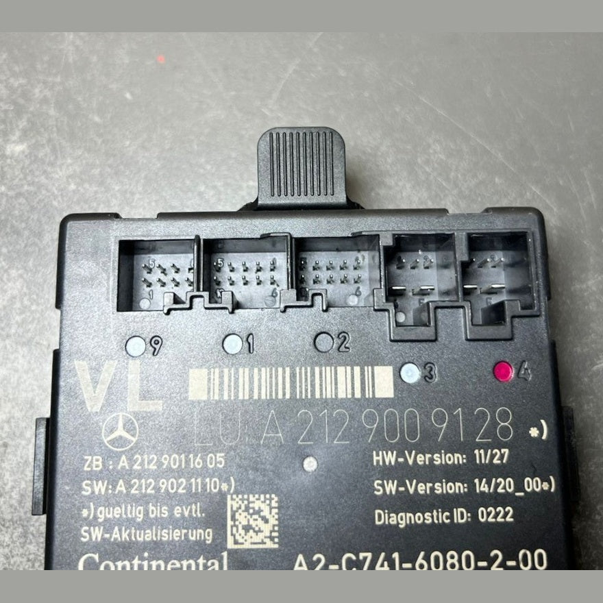 Mercedes-Benz W212 E-Class Front Left Side Door Control Module A212 9009128 OEM