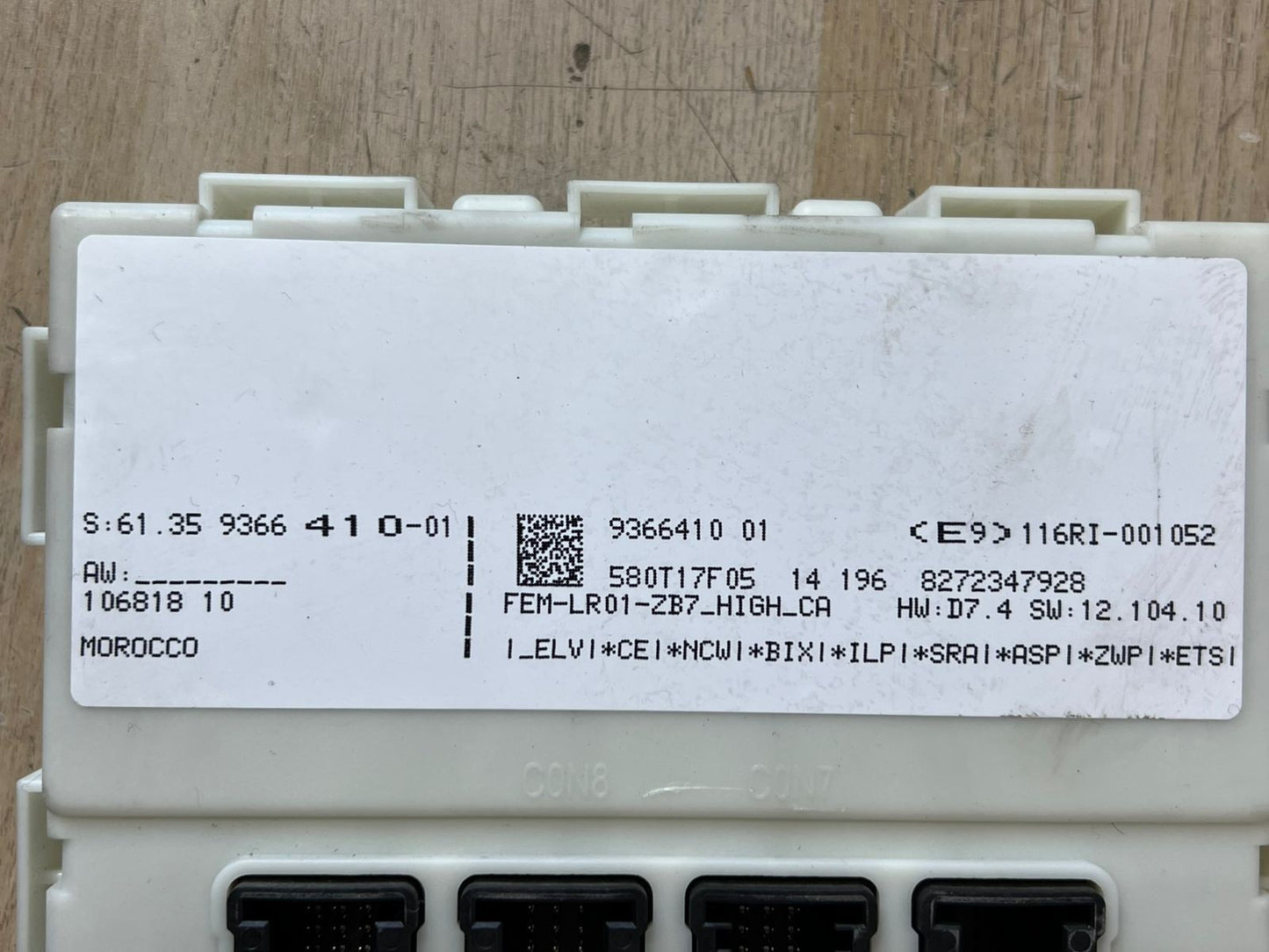 OEM BMW 320dF30 N47 2012 ENGINE CONTROL UNIT ECU SET WITH KEY 8582155 BOSCH