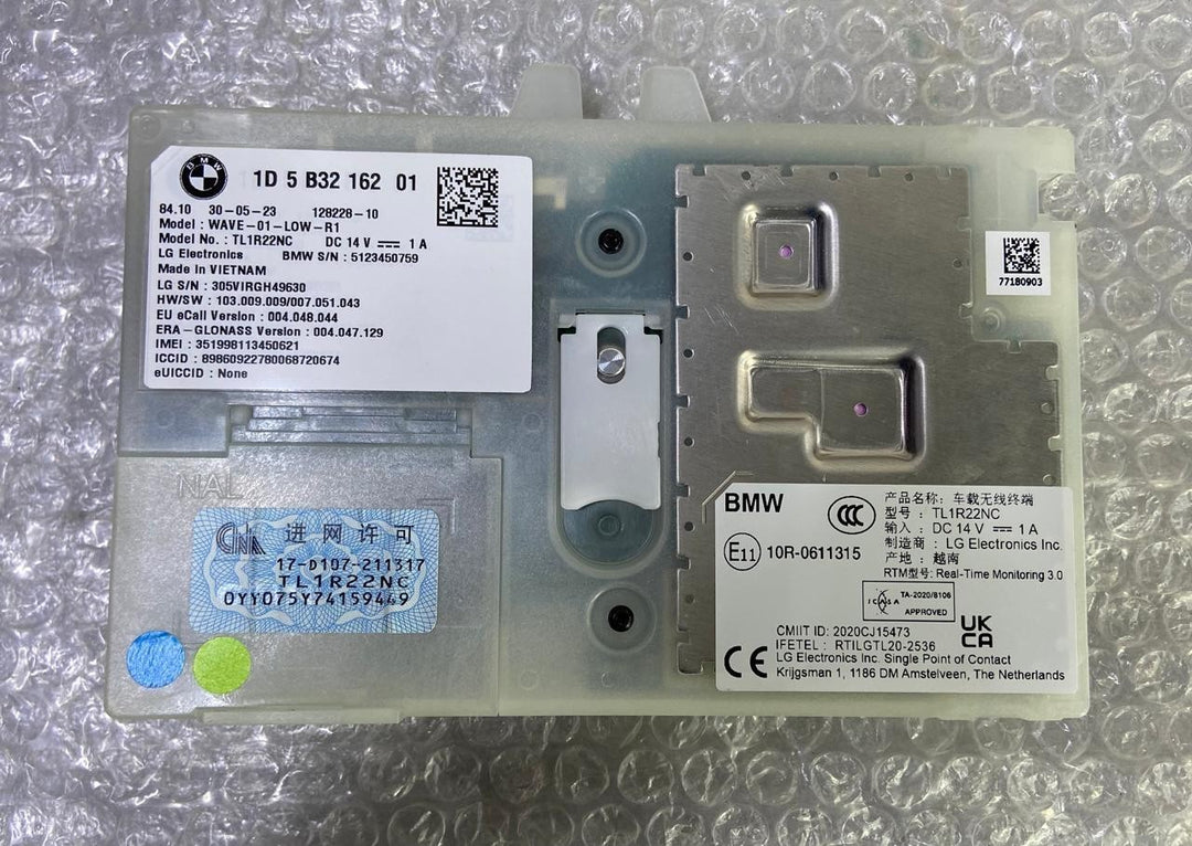 OEM BMW X7 G07 LCI X7 X DRIVE 40I ANTENA TELEMATICS CONTROL MODULE UNIT 5B32162