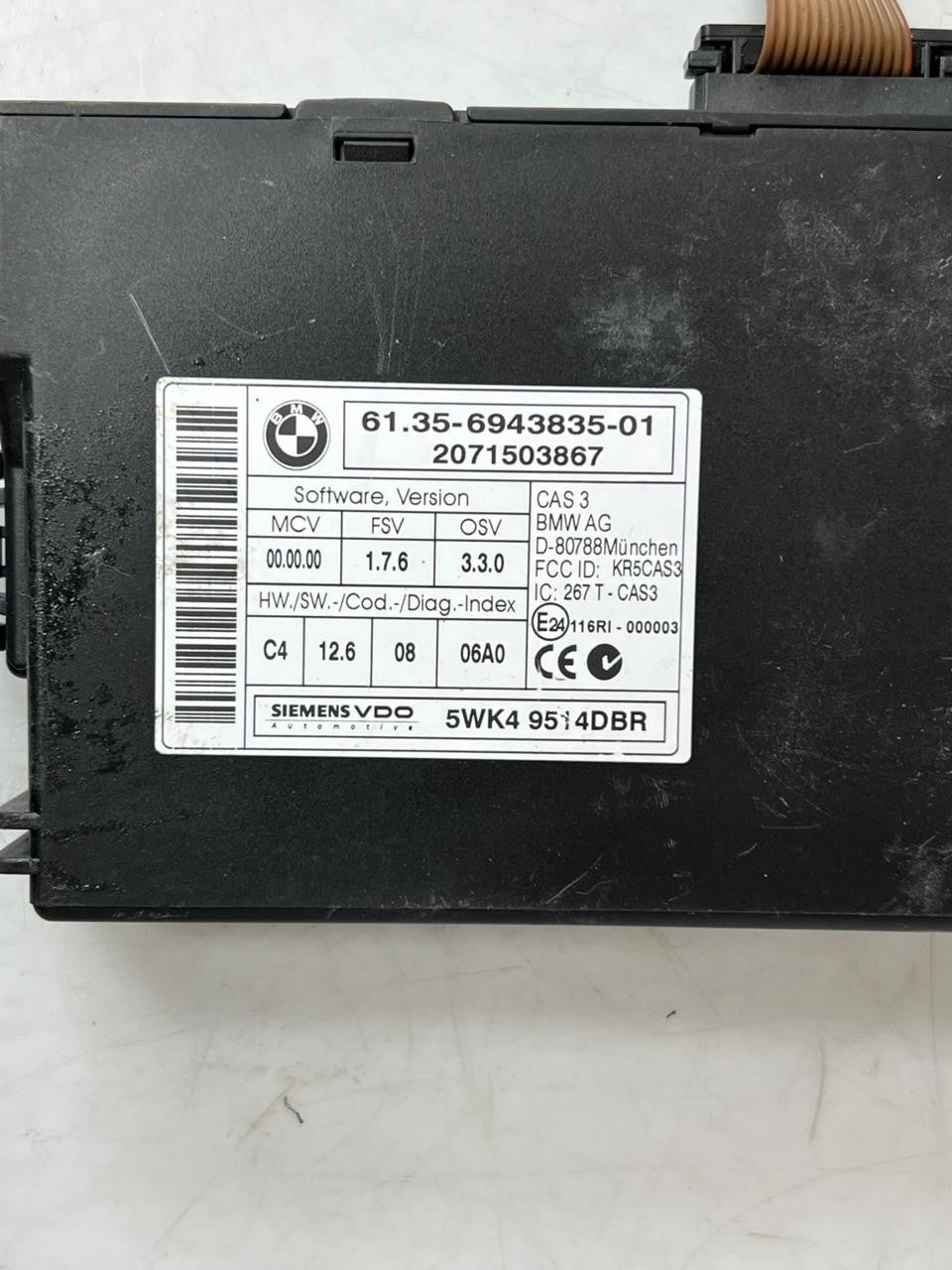 2006-2007 BMW 550i Engine Control Module 7566706 E63 E64 550i 650i 750i 4.8L SET