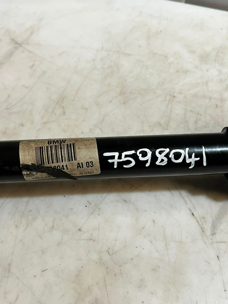 2012-2016 BMW X3 F25 and X4 F26 Rear LEFT Drive Shaft AXLE 7598041AI03 OEM