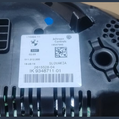 BMW 5 F10 F11 F18 X3 F25 X4 F26 X5 F15 SPEEDOMETER OEM -  9348711
