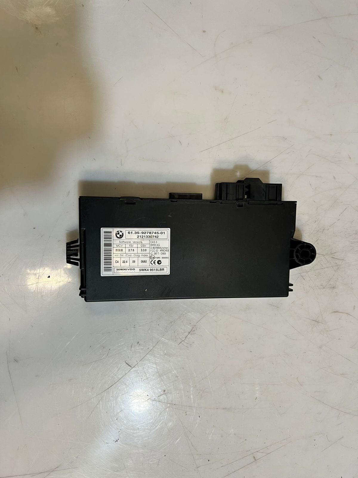 2011 BMW X1 E84 Engine Control Unit ECU SET DDE+CAS3+1 KEY 851249801 OEM