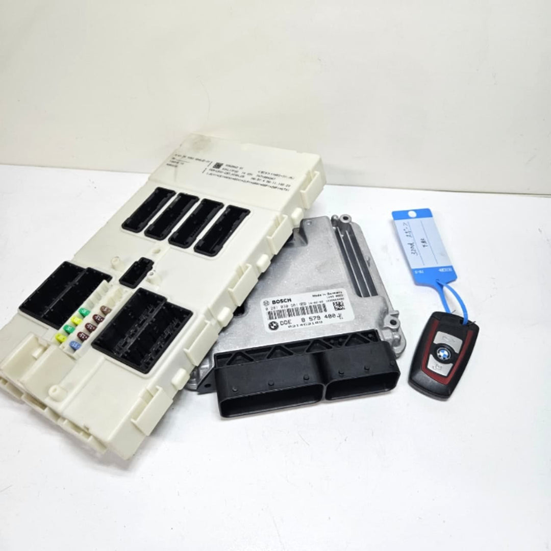 BMW Engine 3 4 Series F32 2.0 N47D20C Diesel Control Module DDE Key Set 8579480