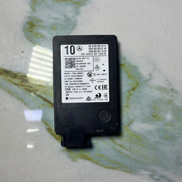 Mercedes-Benz S-Class Radar Sensor A0009051912 W177, C217, W222, C238 