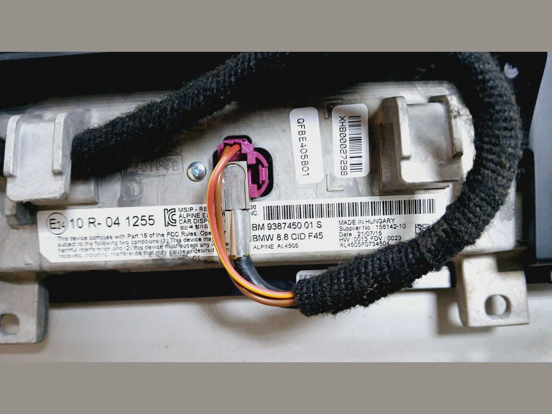 BMW 2 Series F45 F46 Monitor Central Information Display 8.8" 9387450