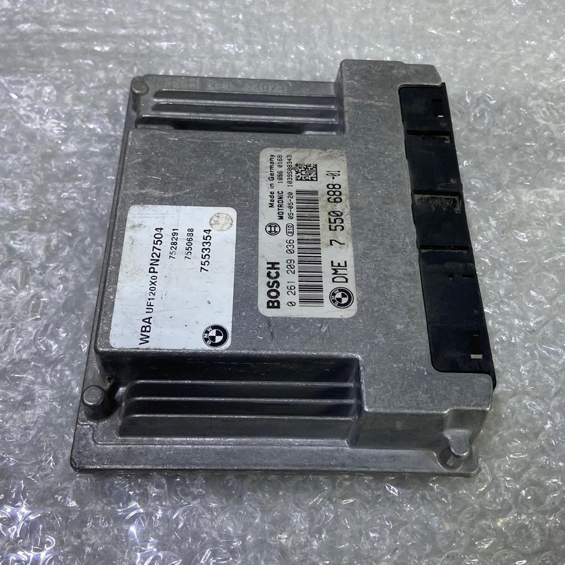 OEM BMW E81 E87 E90 N45 ENGINE CONTROL UNIT ECU MODULE ONLY 7550688
