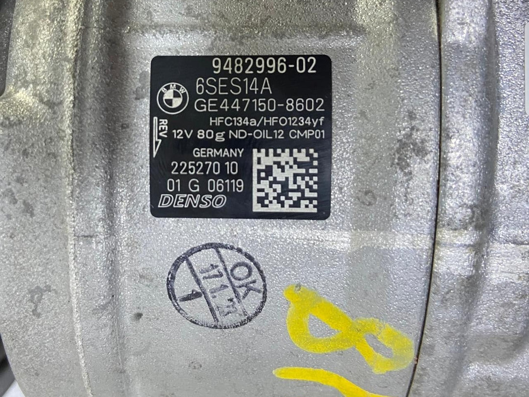 OEM BMW M340i 330i G20 B48 A/C AIR CONDITIONING COMPRESSOR & CLUTCH 9482996