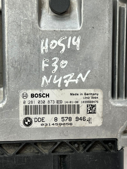 BMW F30 N47N Diesel Engine ECU DDE Control Unit OEM 8578946