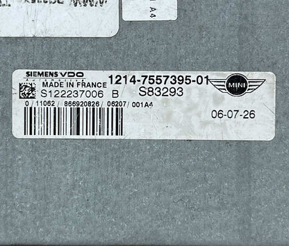 2012-2014 Mini Cooper Engine Control Module 7557395