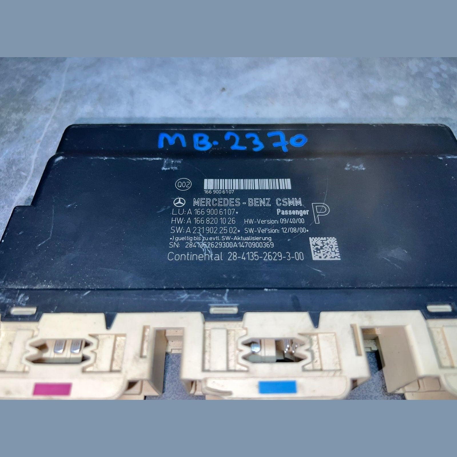 14-17 Mercedes-Benz W166 GL ML Passenger Seat Control Module A166 9006107 OEM