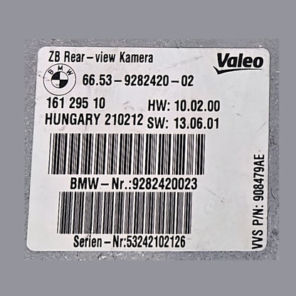 OEM BMW F10 F30 F12 F06 F20 F31 F22 ZB REAR VIEW CAMERA MODULE 9282420