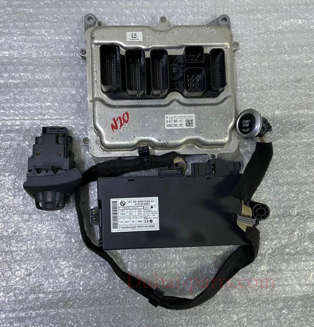 OEM 2014 BMW N20 Z4 Engine Control Module Unit ECU SET 20i sDrive Petrol 8617569