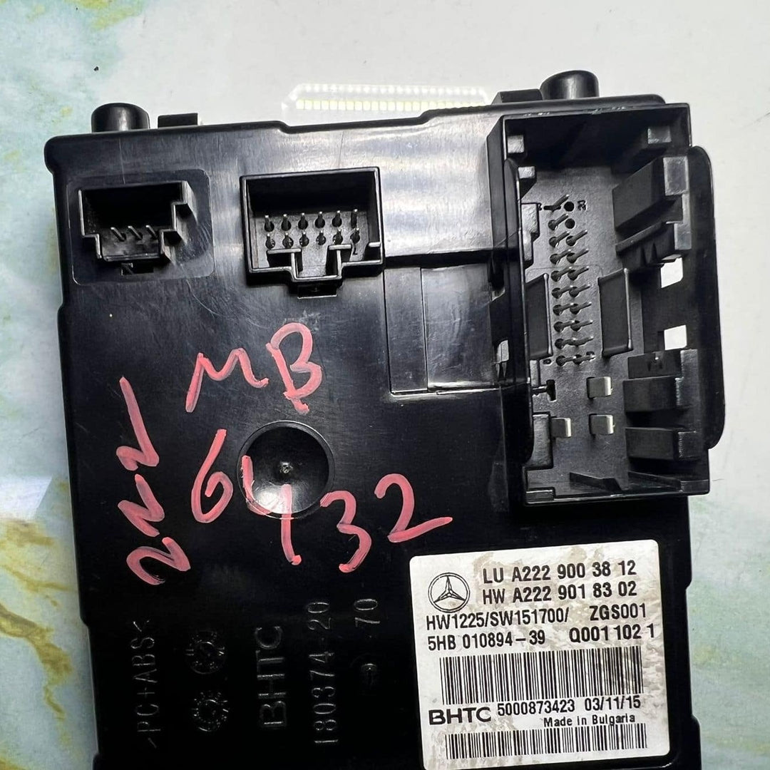 Mercedes Climate Control Unit A2229003812 C-Class W205, GLC and S-Class W222