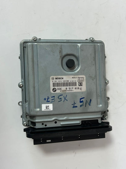 2006-2013 BMW X5 N57 E70 Engine Control Unit ECU SET DDE + CAS3 AG +1KEY 8517016