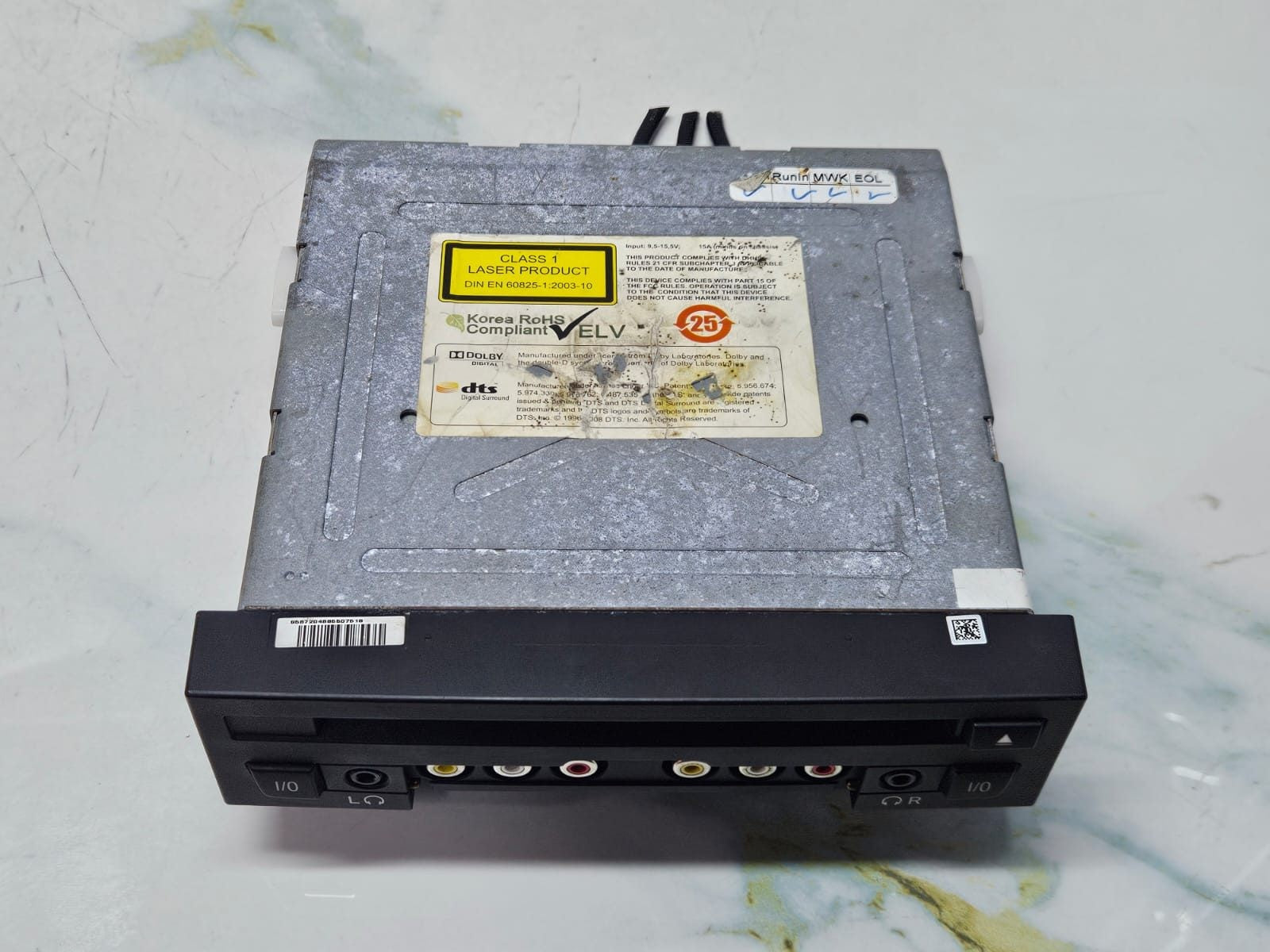 BMW DVD Audio Player Head Unit Rear Cabin 9228930 OEM