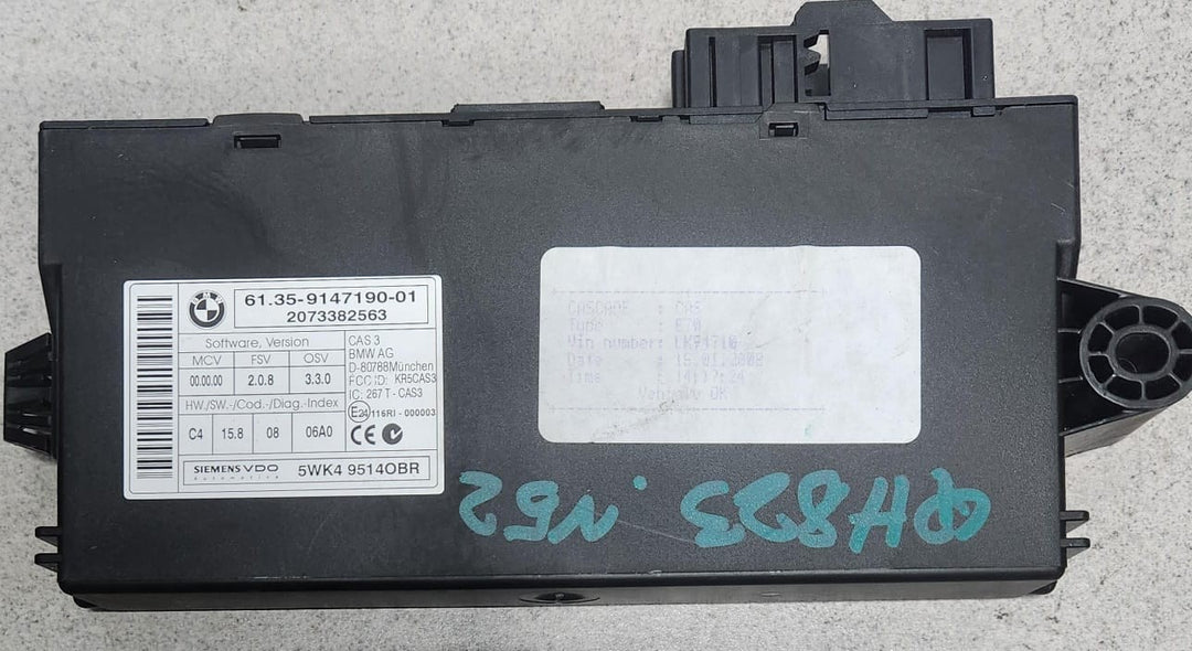 2007-2010 BMW X5 X5 and 7 Series N52 Engine Control Module 7583468 OEM