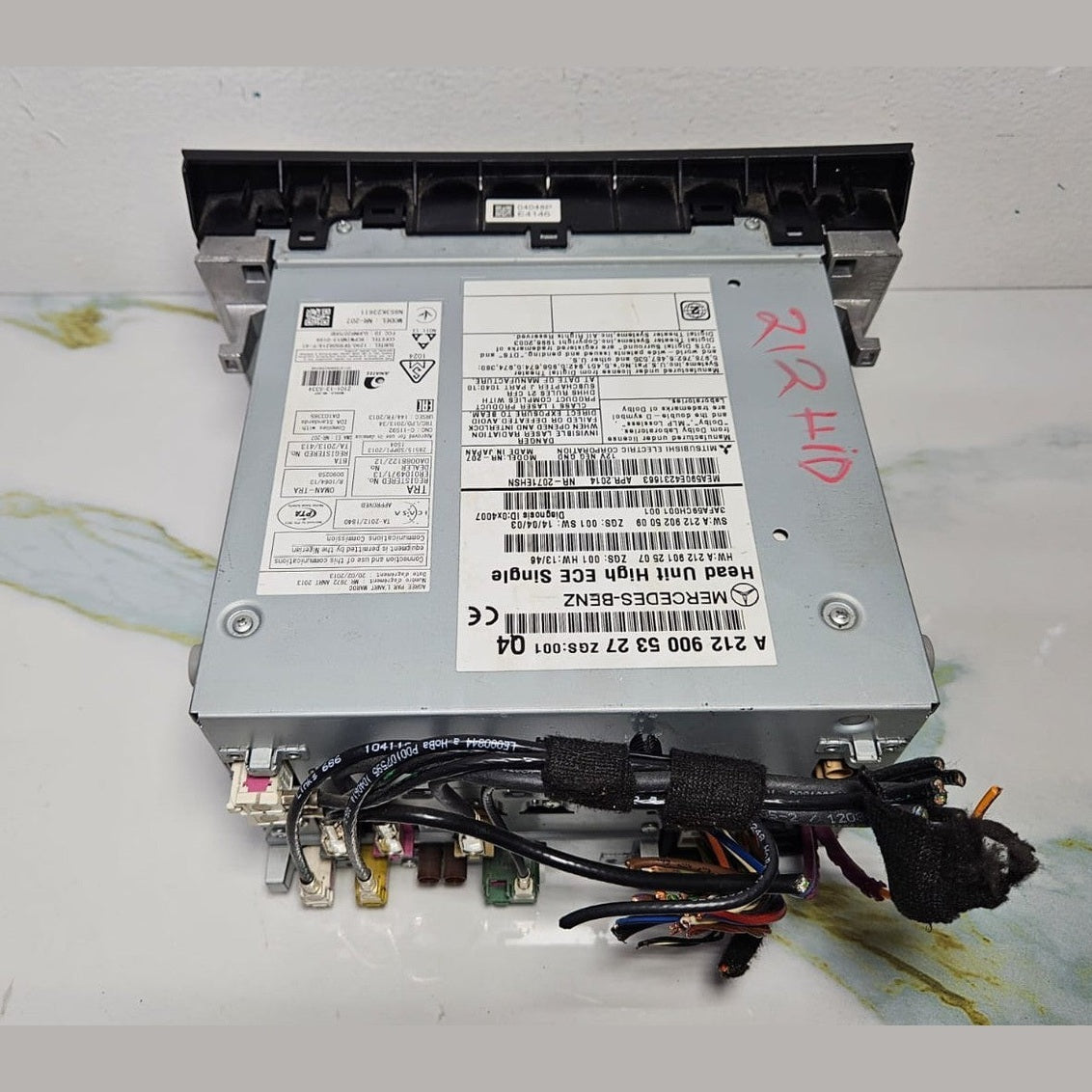 2012–2014 Mercedes-Benz W212 E-Class Hybrid Head Unit CD Player A212 9005327 OEM
