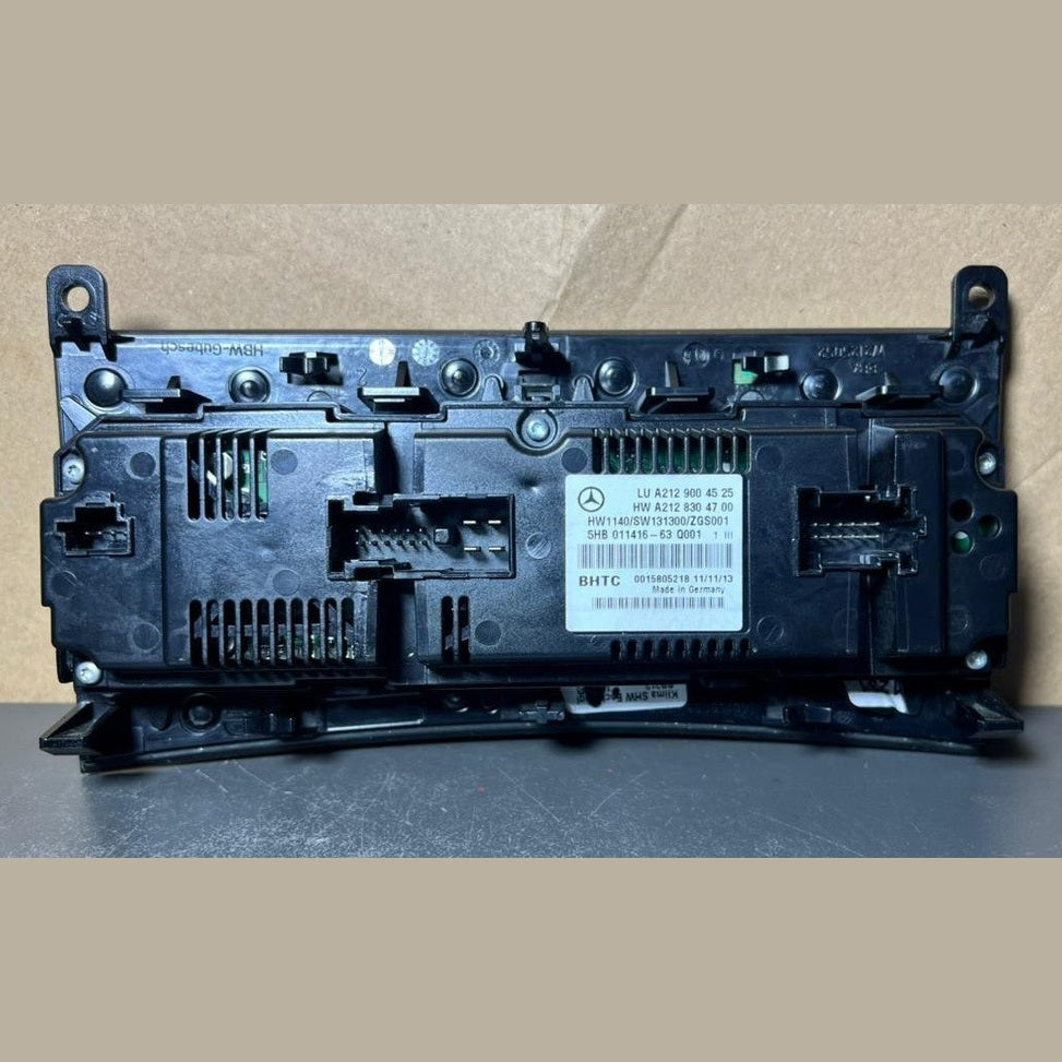 MERCEDES-BENZ E-CLASS W212 CLIMATE A/C AIR CONDITION CONTROL PANEL A212 9004525