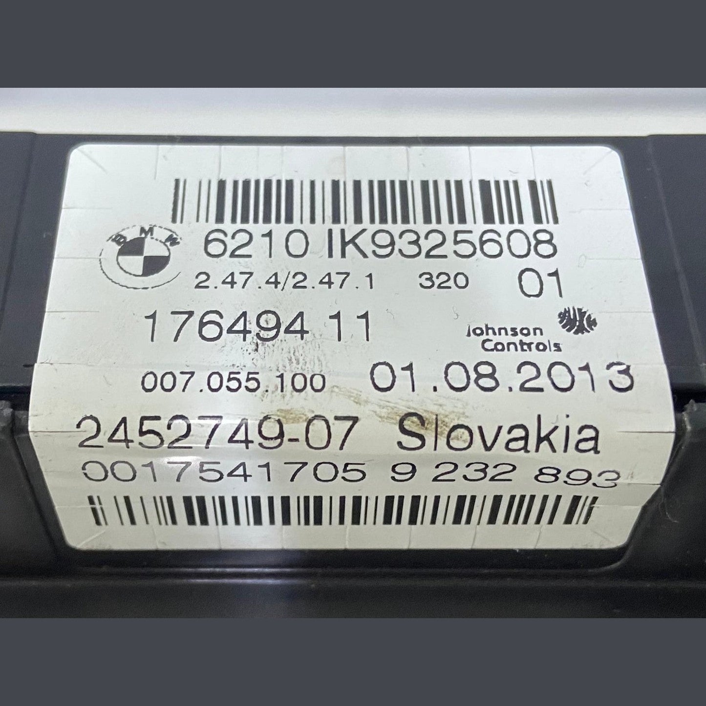 OEM BMW 3 SERIES F30 F31 F33 LCI DIESEL INSTRUMENT CLUSTER SPEEDOMETER 9232893