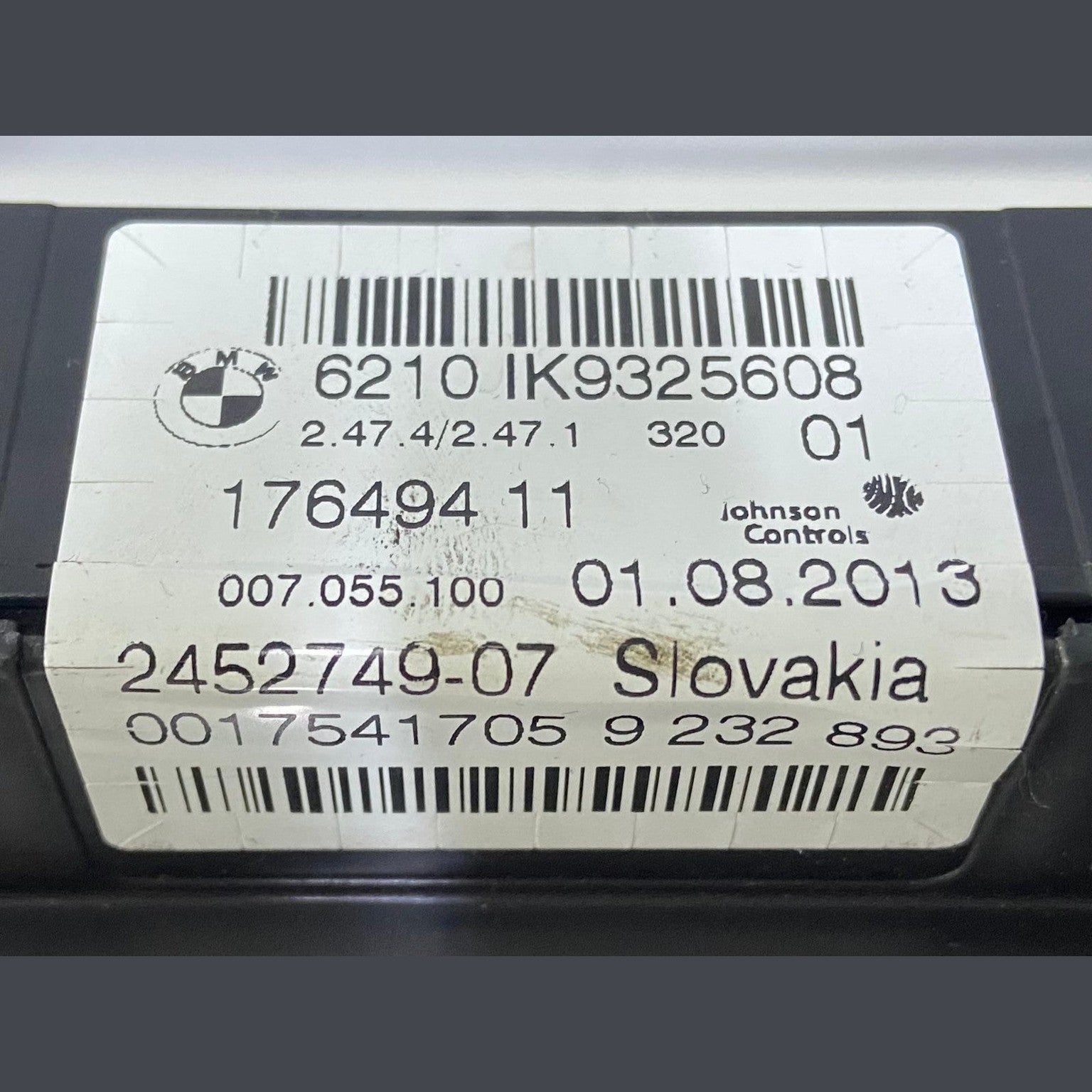 OEM BMW 3 SERIES F30 F31 F33 LCI DIESEL INSTRUMENT CLUSTER SPEEDOMETER 9232893