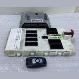 OEM BMW 320d F30 N47 ENGINE CONTROL UNIT ECU SET DDE 8582155 BOSCH