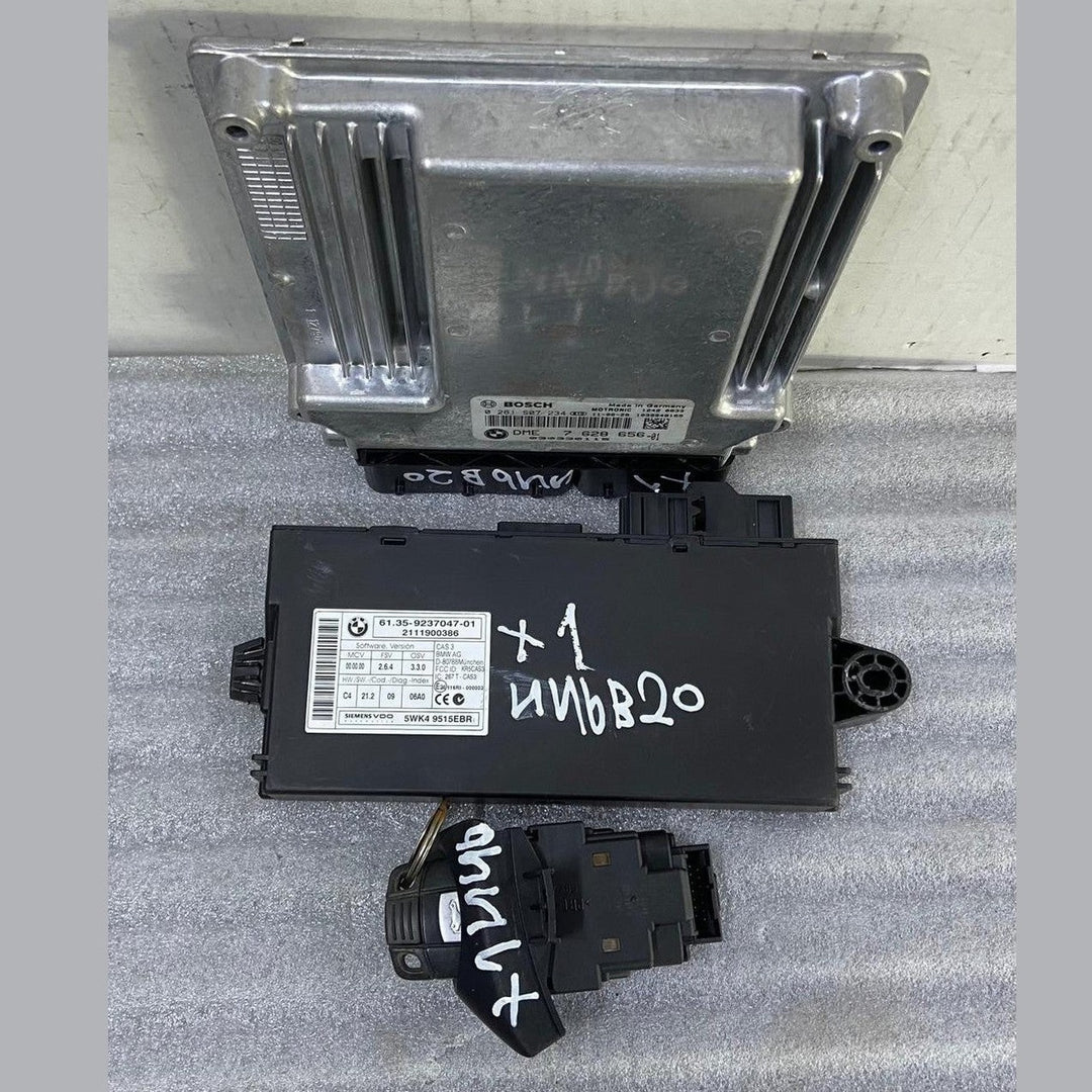 OEM BMW X1 E84 E87 E90 E91 N46B20 Engine Control Unit DME ECU SET 7628656