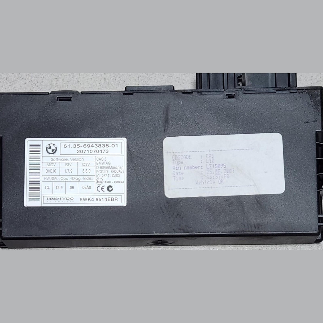 2007-2008 BMW X5 E70 DIESEL 3.0D M57 Engine Control Unit 7806976 X5 E70