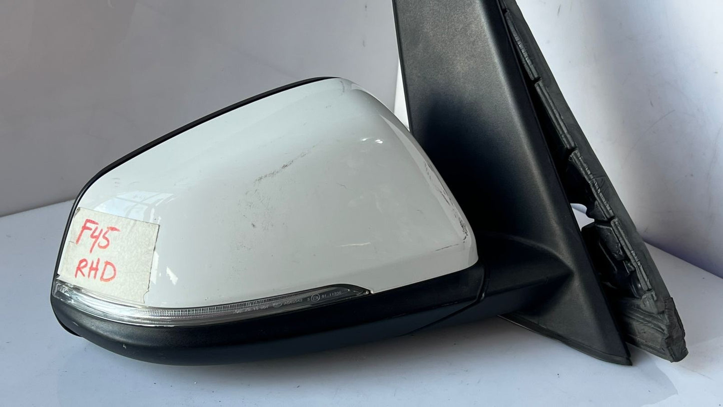  2014 BMW F45 RIGHT Side Wing Mirror 041357 RHD OEM