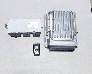 2011-2012 BMW 750i Engine Control Module 7619884  7 Ser F01 F02 F03 F04 ECU SET