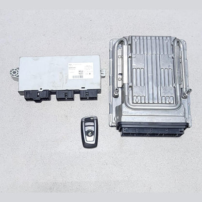 2011-2012 BMW 750i Engine Control Module 7619884  7 Ser F01 F02 F03 F04 ECU SET