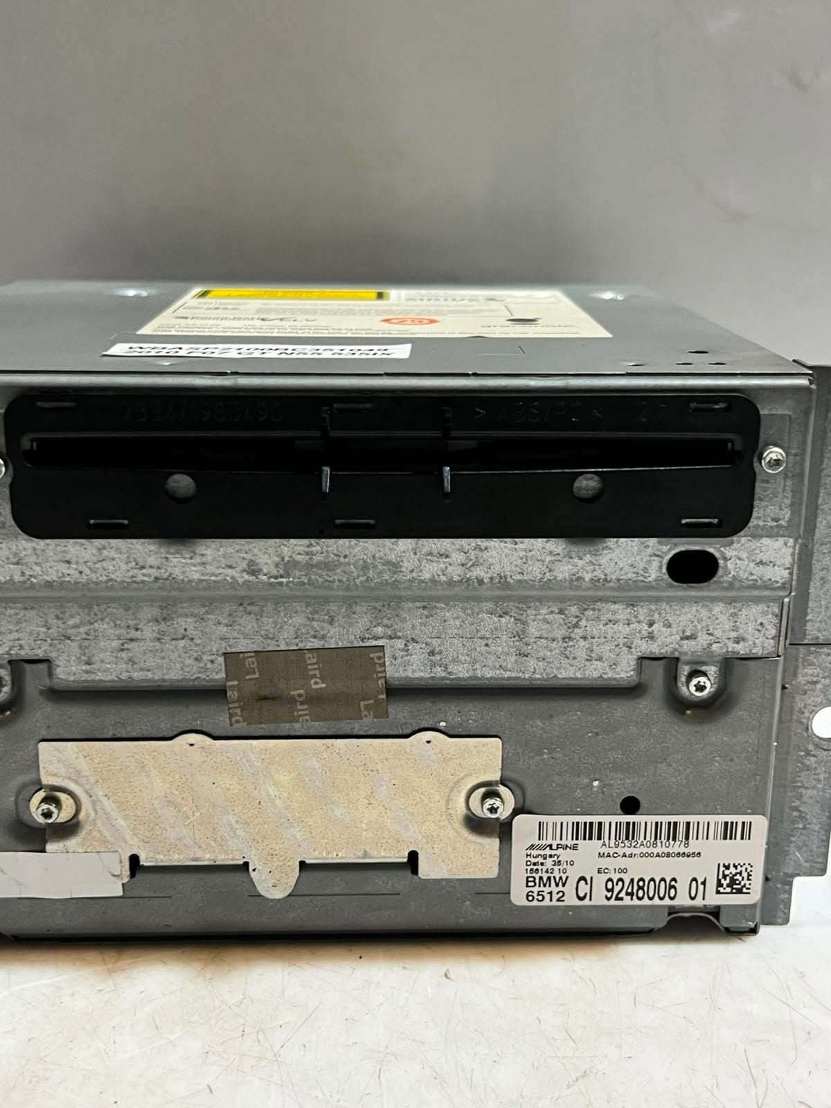 2011 BMW 5 Series F10 F11 NAVIGATION HEAD UNIT NBT Audio Player 9248006 OEM