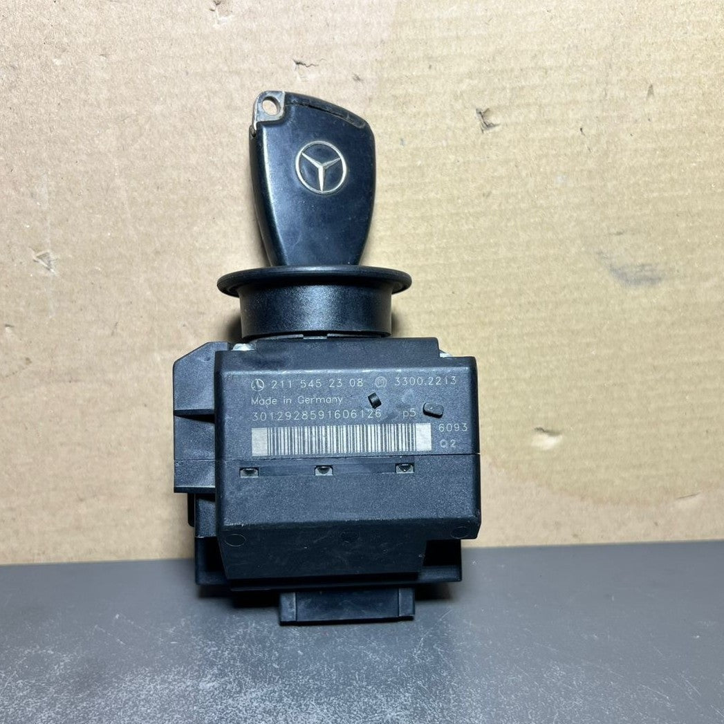 03-09 Mercedes W211 E-Class Ignition Switch Module Unit W/key A211 5452308