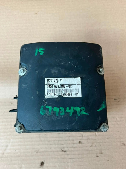 2010-2011 BMW X5 E70 and X6 E71 ABS DSC Pump Control Unit 6793492 OEM