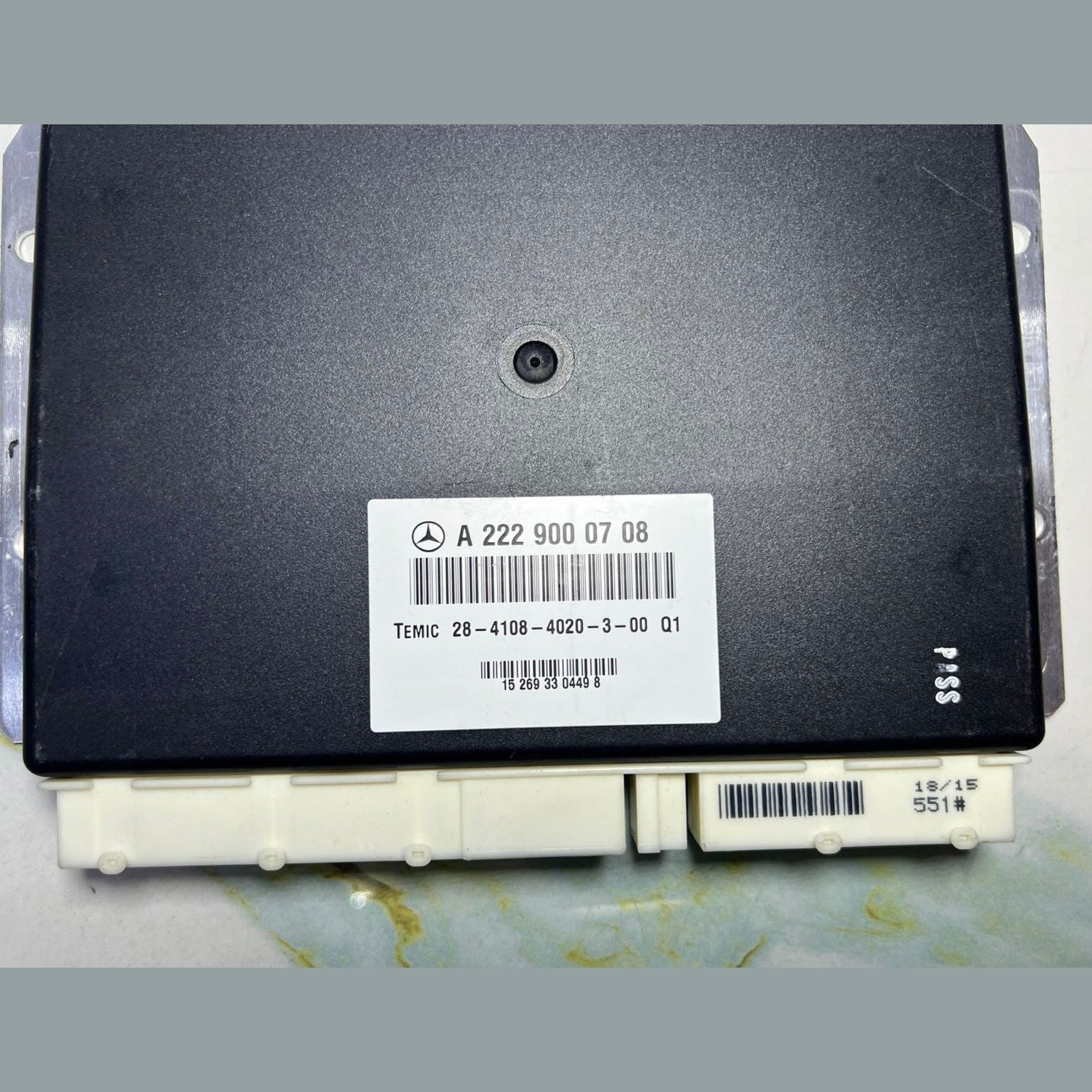 15-20 Mercedes W222 S-Class Air Suspension Control Unit Module A222 9000708 OEM
