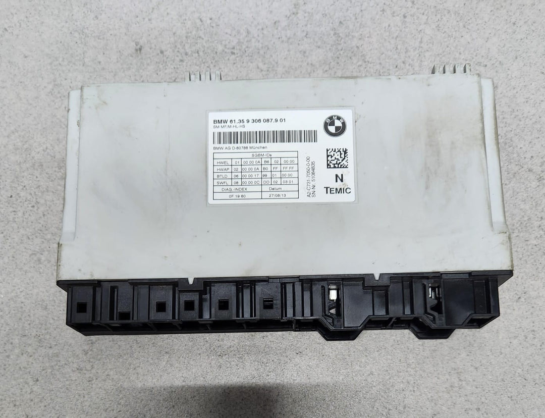 2014 BMW X5 Seat Control Module 9306087 X5 F15 and X6 F16 OEM 