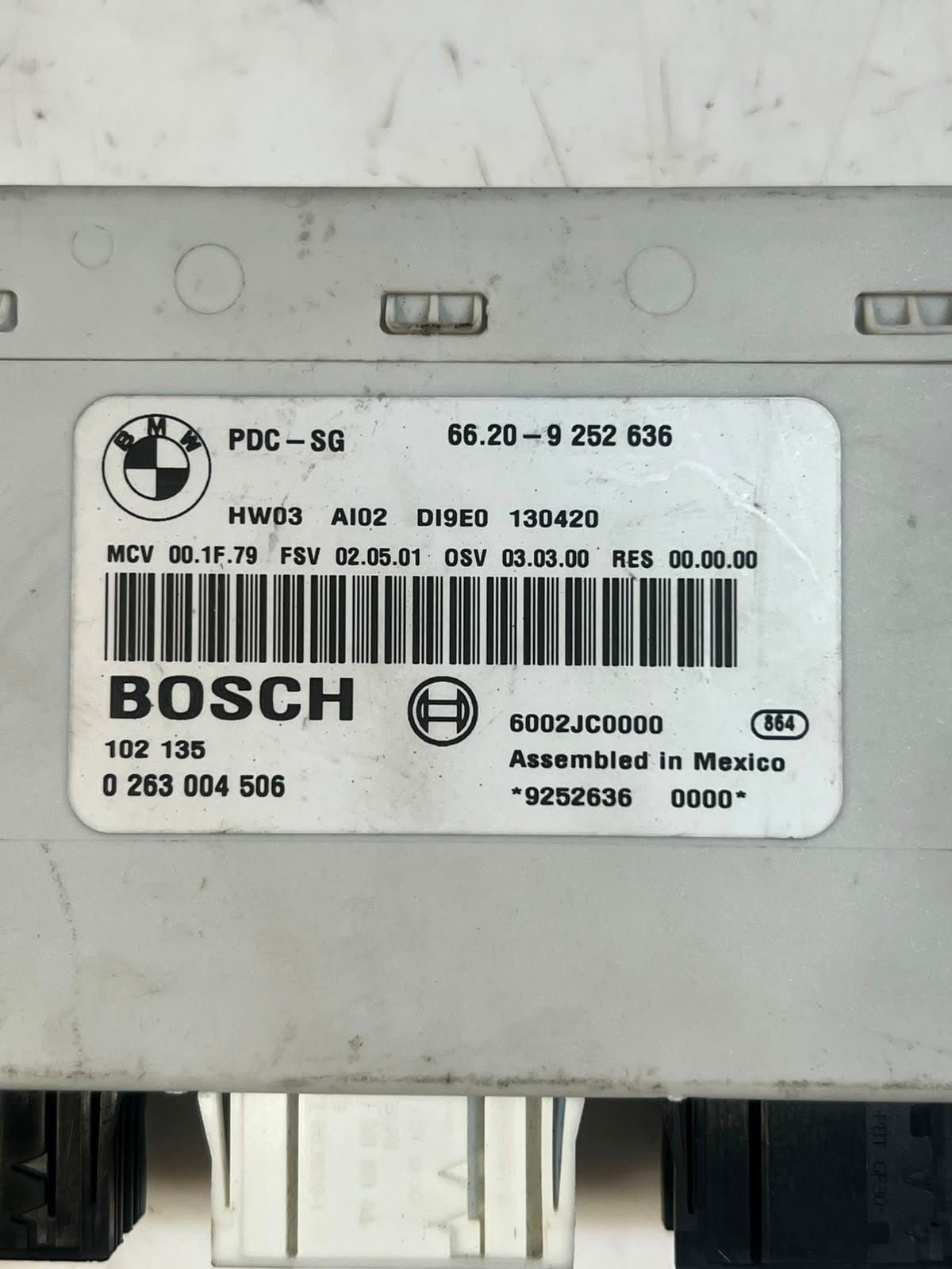 2010-2015 BMW X1 E84 Park Distance Control PDC Unit Module 9252636 OEM