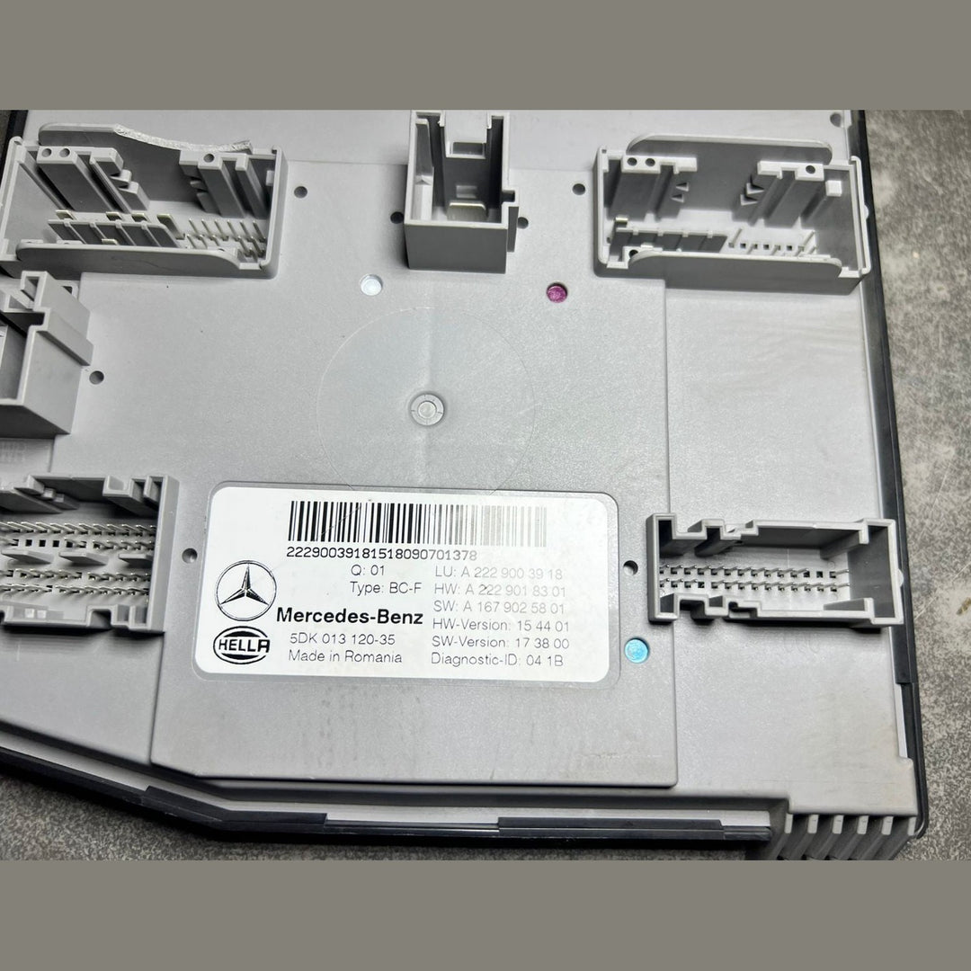 Mercedes W222 Front SAM Module Control Unit Signal Acquisition A222 9003918 OEM