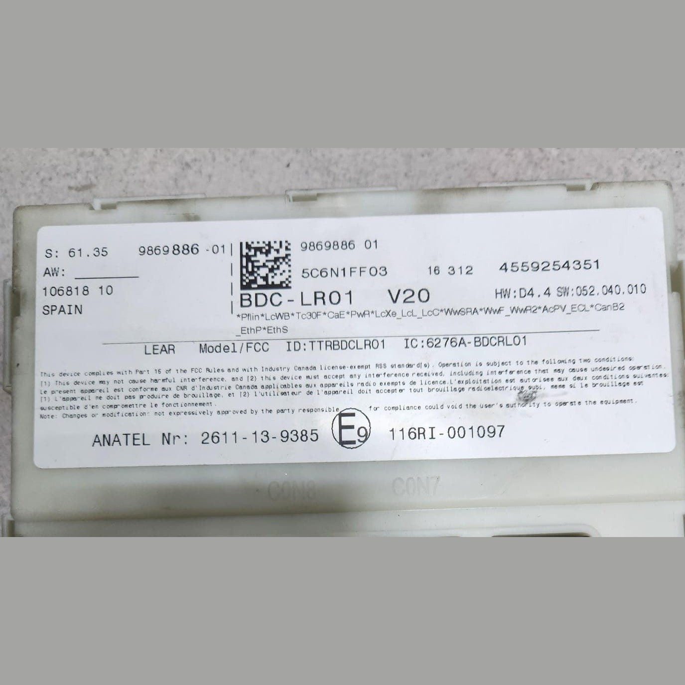 2017 BMW X5 Engine Control Module 8674949 N55 F16 3.0 ECU SET 