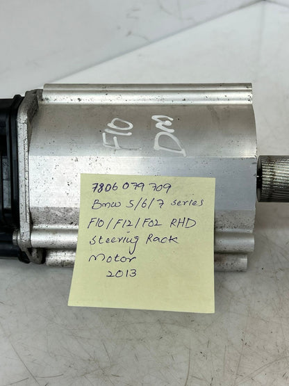12-16 BMW F10 F12 5' 6' 7' Electric Power Steering Rack MOTOR 7806079709 RHD OEM
