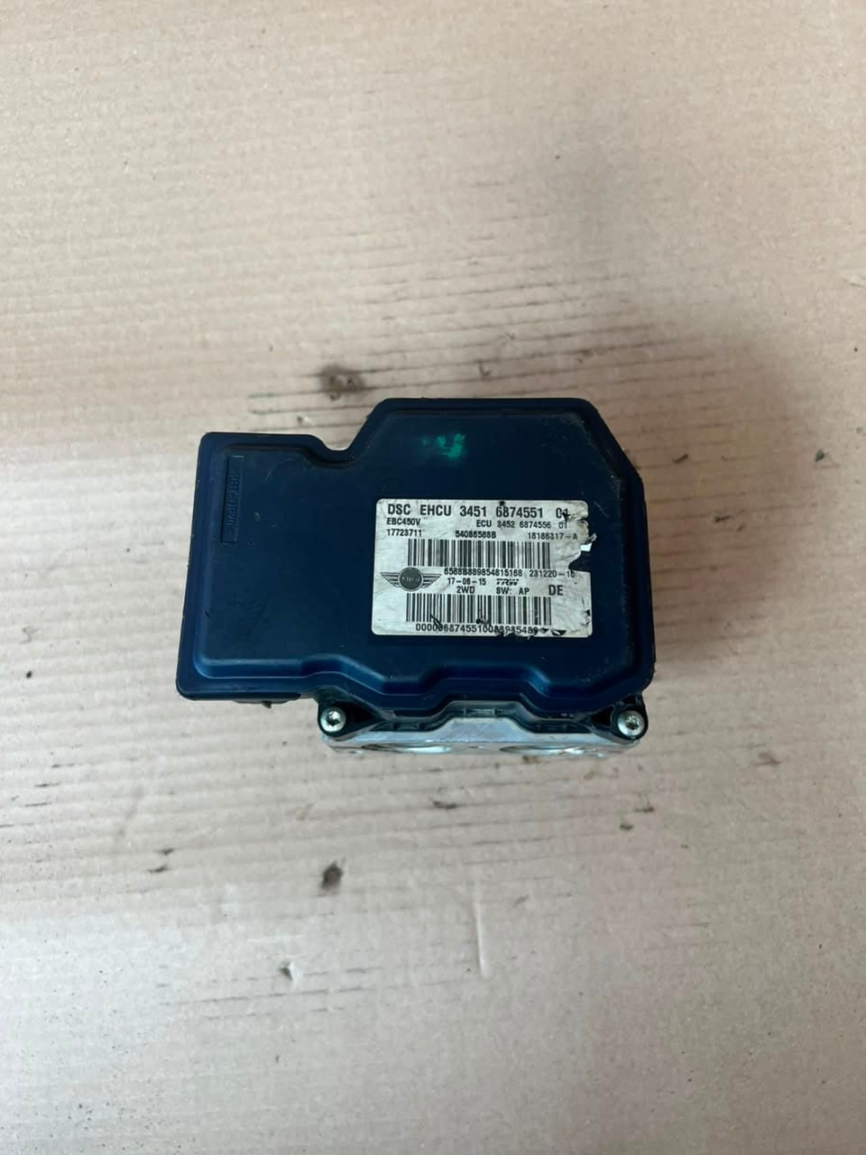 Mini Cooper R55 R56 R57 R60 LCI ABS/DSC Pump Hydraulic Braking Unit 6874551