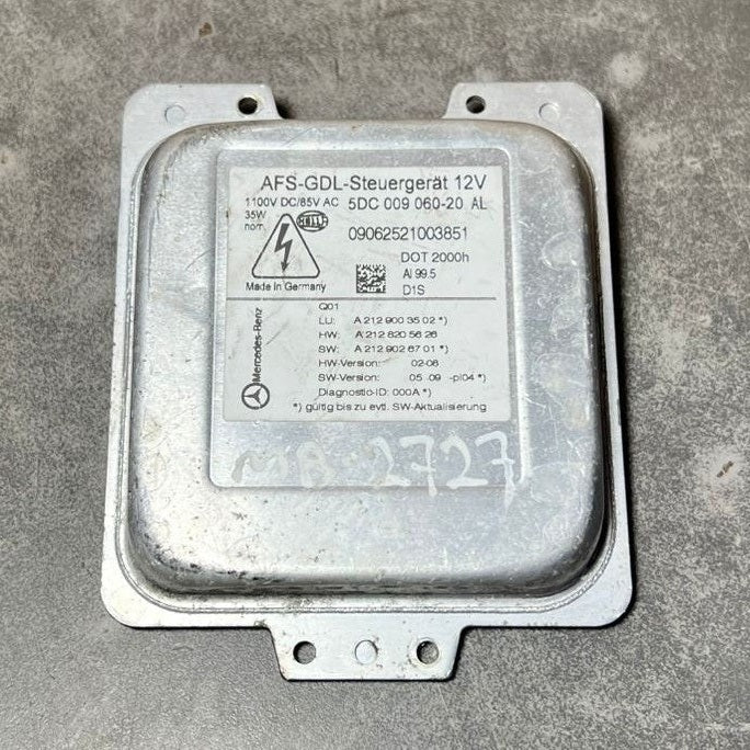 Mercedes W212 E-Class Xenon Light Headlight Control Module Unit A212 9003502 OEM
