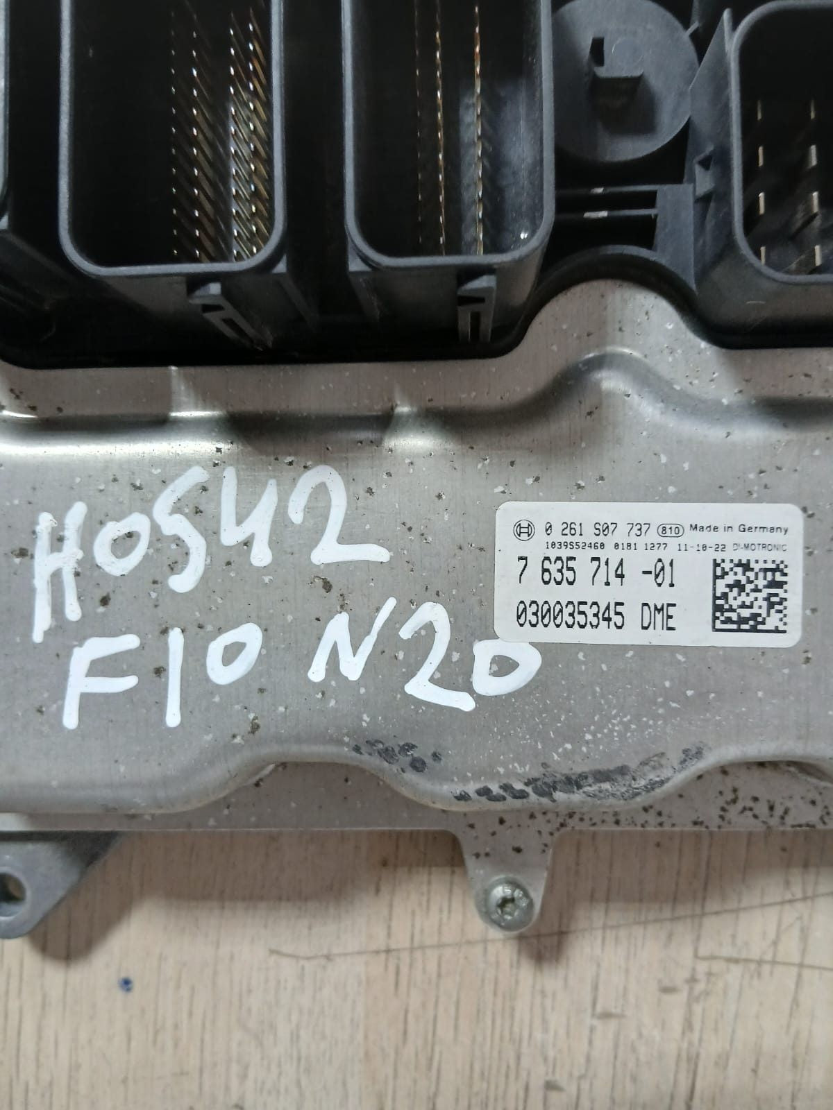 2011 BMW 528i F10 N20 Engine Control Unit SET DME+ CAS4 CA + 1KEY 7635714