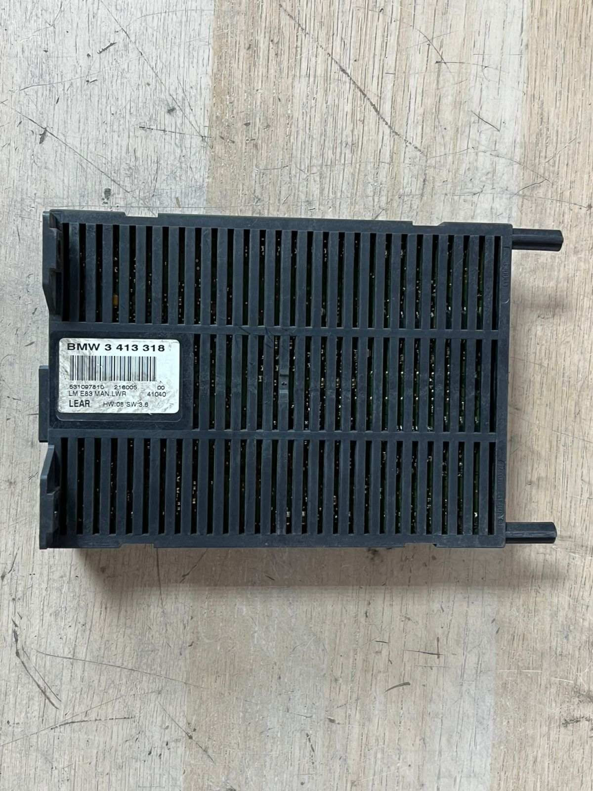 BMW X3 series E83 HEADLAMP LIGHTING LIGHT CONTROL MODULE LCM LM MAN LWR 3413318