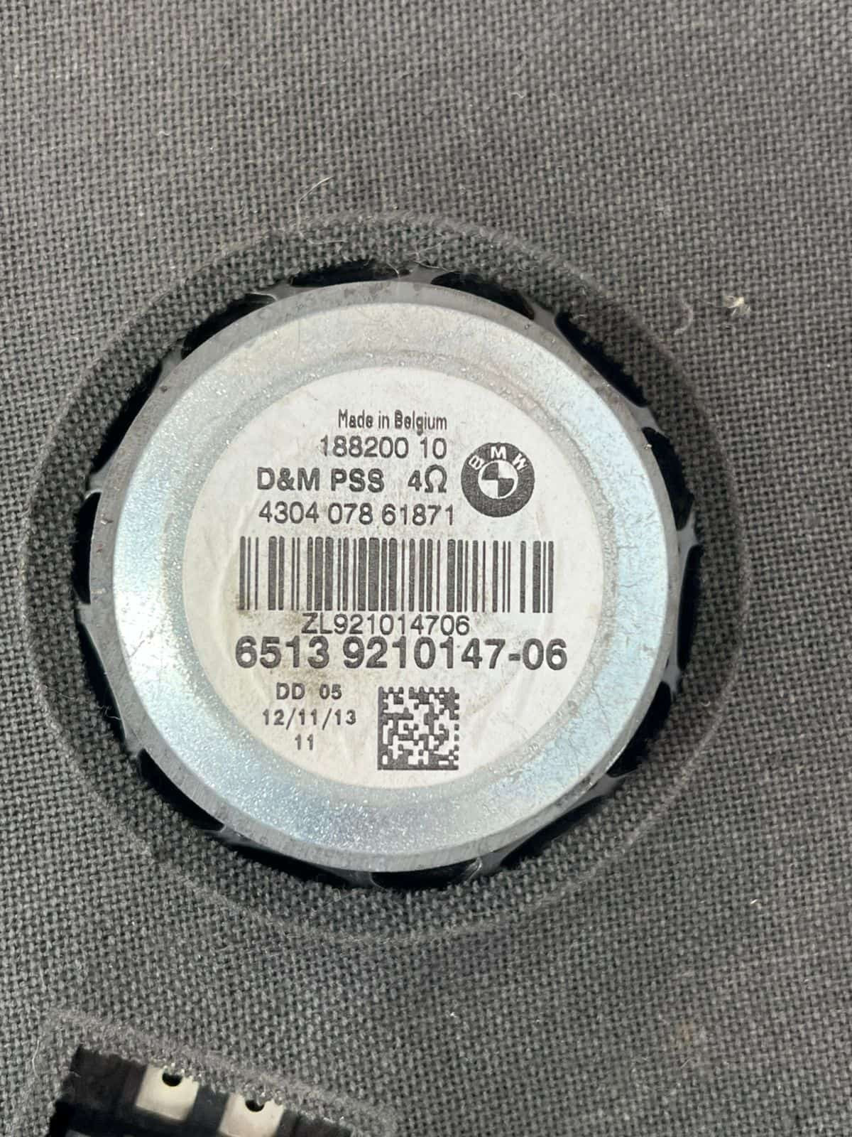 BMW 2016 BMW 1 SERIES 116D F20 2X  F21 F22 Subwoofer Speaker Set 9210148,9210147